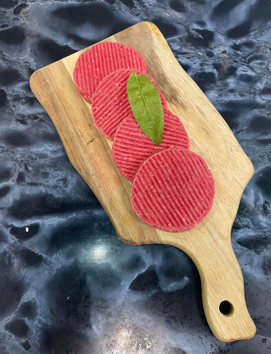 Less Than 3% Fat Steak Burgers